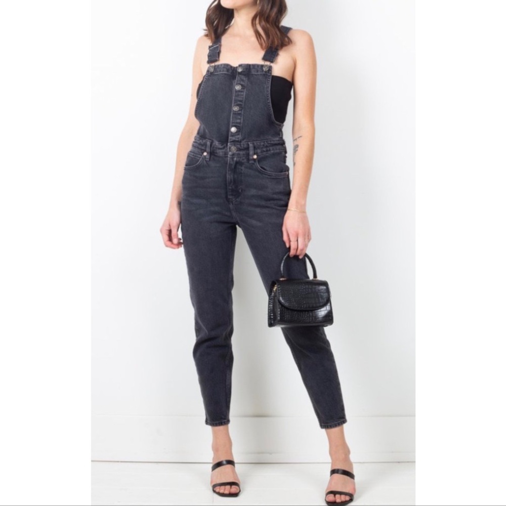 Free People Shelby Overall in Black